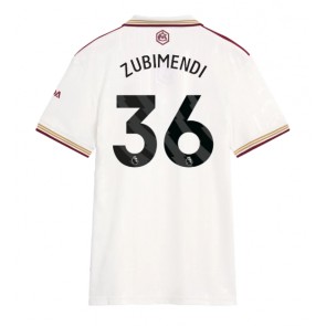 Arsenal Martin Zubimendi #36 Replika Tredjetrøje Dame 2025-26 Kortærmet